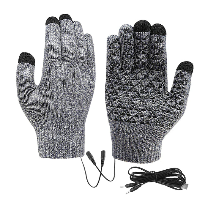 Cosycombe™ USB Heated Touchscreen Gloves with Non-Slip Grip