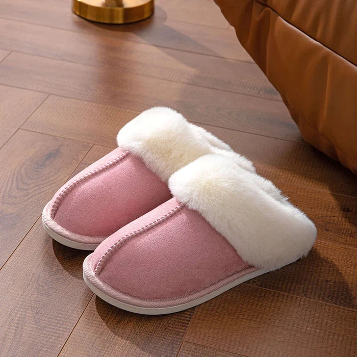 Cosycombe™ Women's Fuzzy Faux Fur Slippers with Cushioned Sole