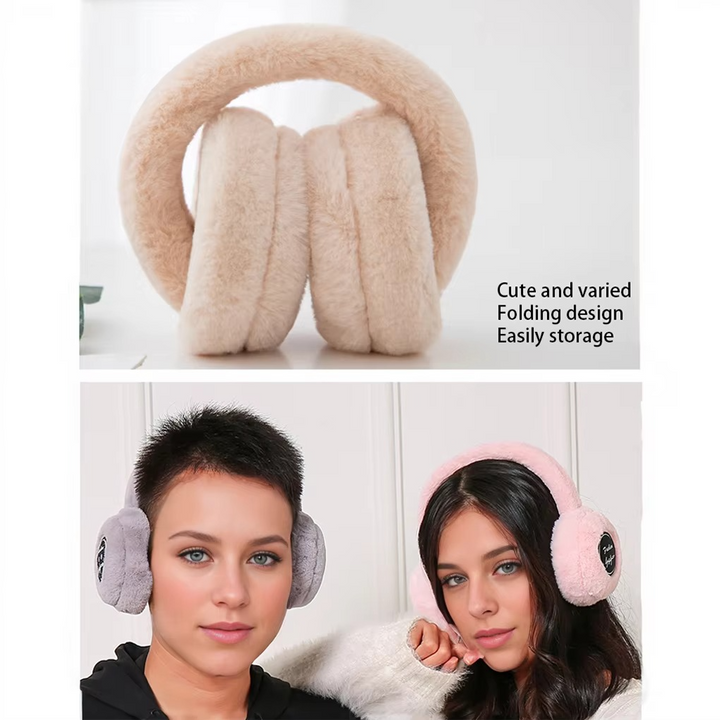 Cosycombe™ Wireless Plush Earmuff Headphones with Bluetooth 5.2