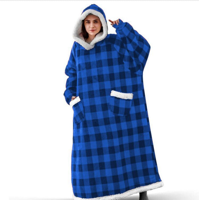 Cosycombe™ Extra-Long Hooded Snuggle Blanket with Sleeves – Unisex