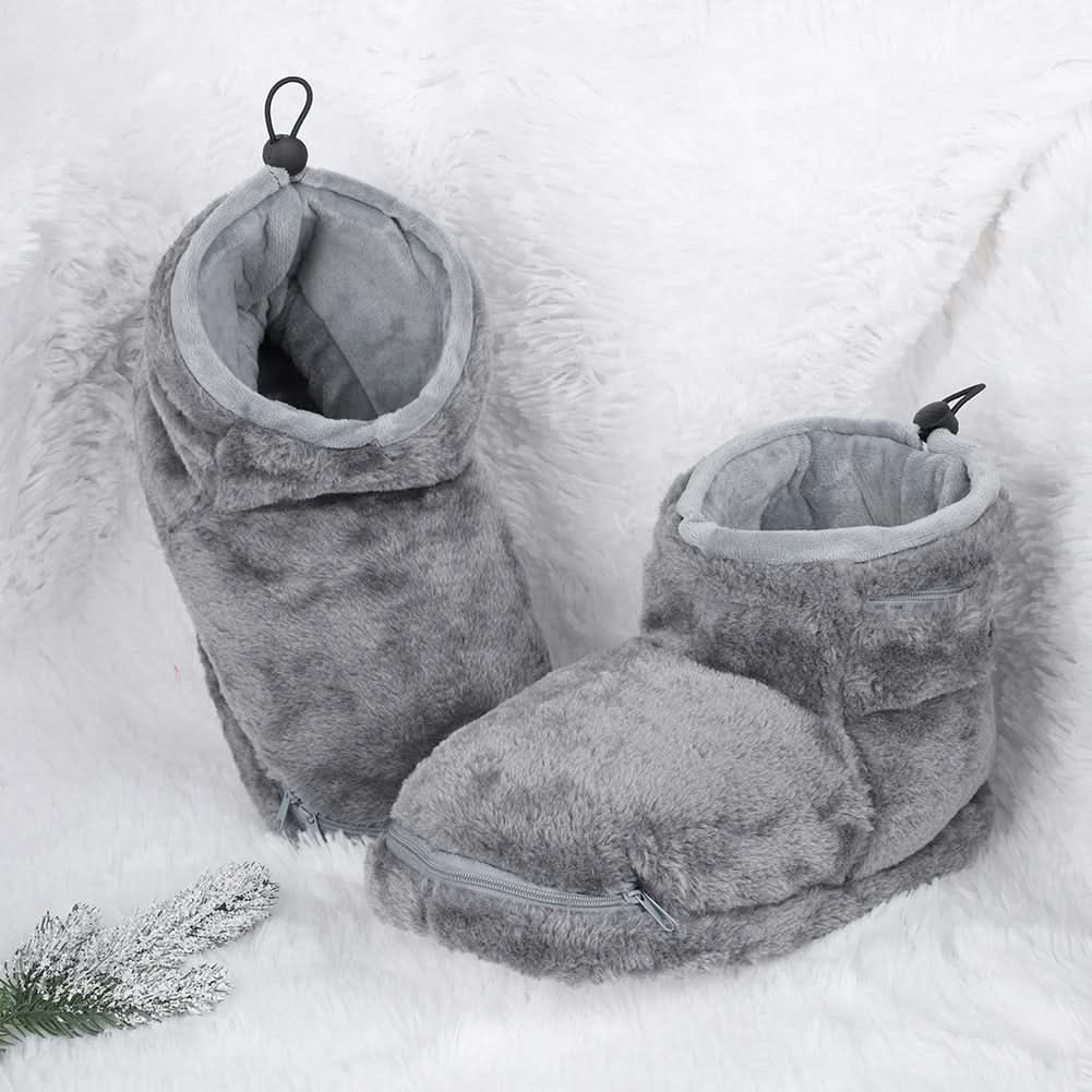 Cosycombe™ USB Heated Plush Slippers for Warm, Cosy Feet at Home