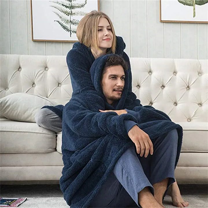 Cosycombe™ Hooded Blanket Jumper – Relaxed Fit Warmth for Chilly Days