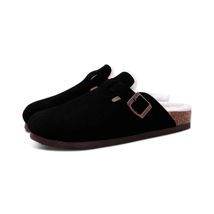 Cosycombe™ Women's Lined Clog Slippers with Non-Slip Outdoor Sole