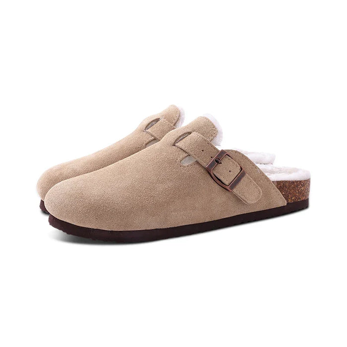 Cosycombe™ Women's Lined Clog Slippers with Non-Slip Outdoor Sole