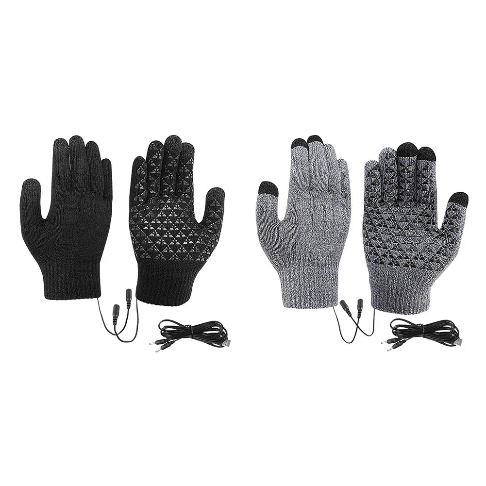 Cosycombe™ USB Heated Touchscreen Gloves with Non-Slip Grip