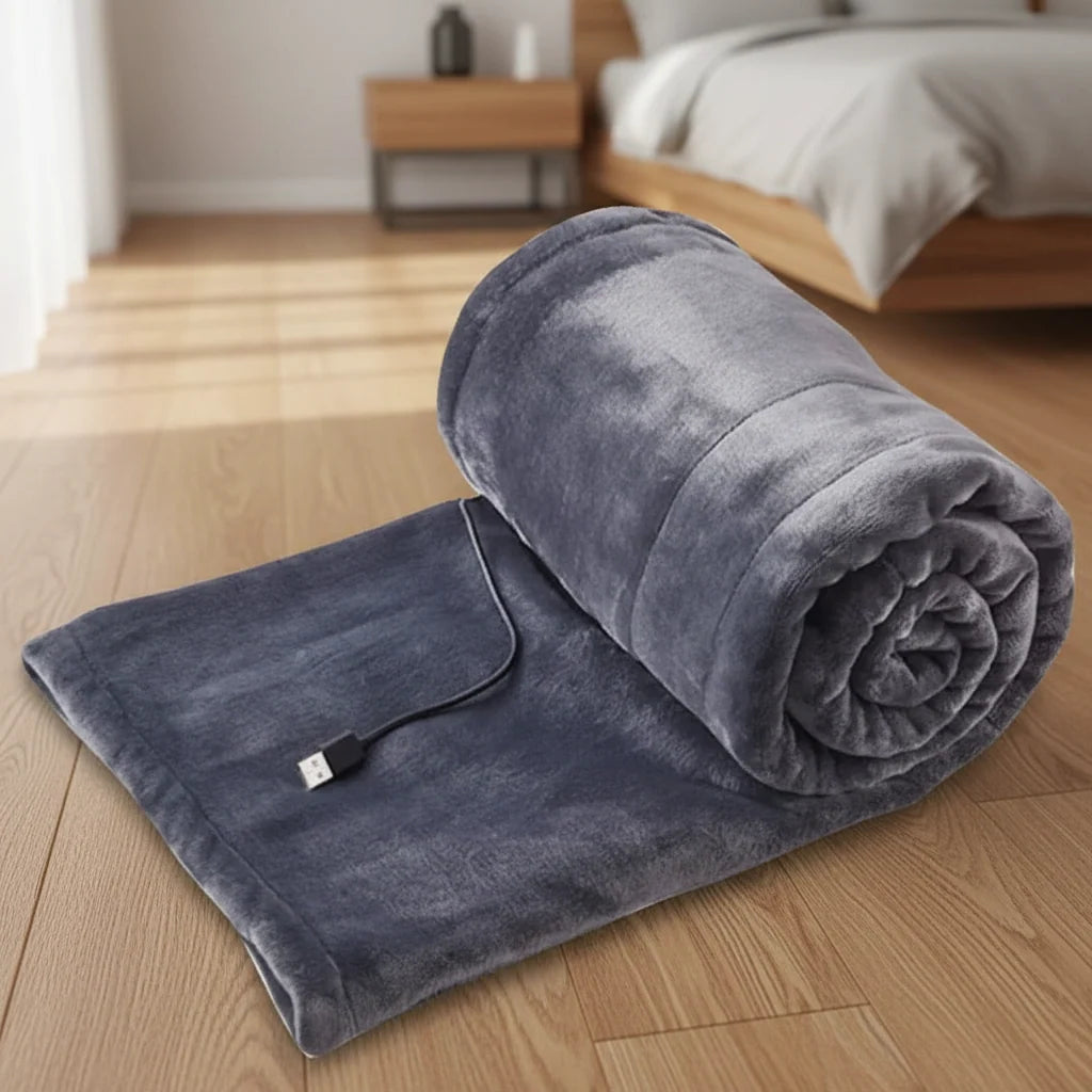 Cosycombe™ Portable USB Heated Blanket with 3 Heat Settings