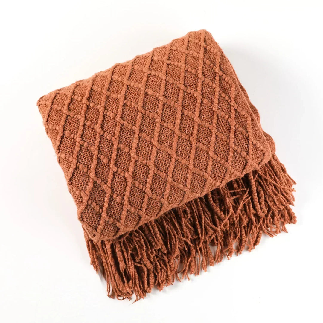 Cosycombe™ Chunky Knit Throw Blanket with Soft Cashmere-Feel Touch