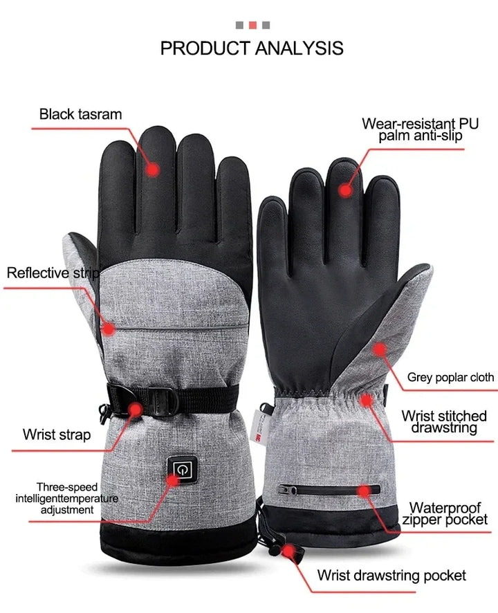 Cosycombe™ Waterproof Heated Gloves for Motorbike and Cycling