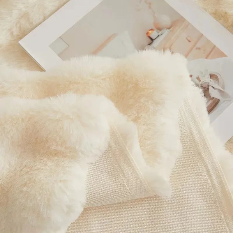 Cosycombe™ Faux Fur Sofa Throw with Non-Slip Back for a Snug Fit