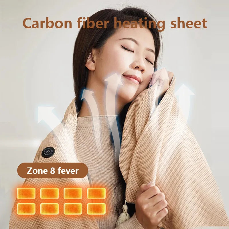 Cosycombe™ Lightweight USB Heated Travel Blanket for Winter