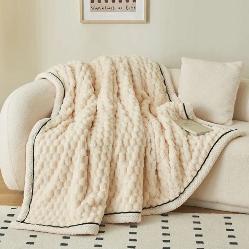 Cosycombe™ Sherpa Fleece Throw Blanket with Cloud-Soft Nubbed Texture