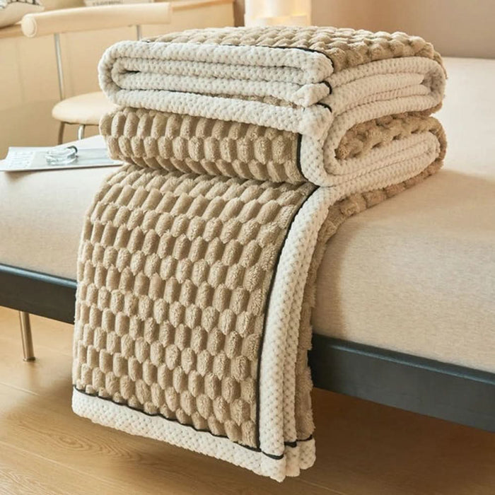 Cosycombe™ Sherpa Fleece Throw Blanket with Cloud-Soft Nubbed Texture