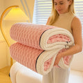 Cosycombe™ Sherpa Fleece Throw Blanket with Cloud-Soft Nubbed Texture