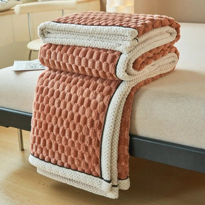 Cosycombe™ Sherpa Fleece Throw Blanket with Cloud-Soft Nubbed Texture
