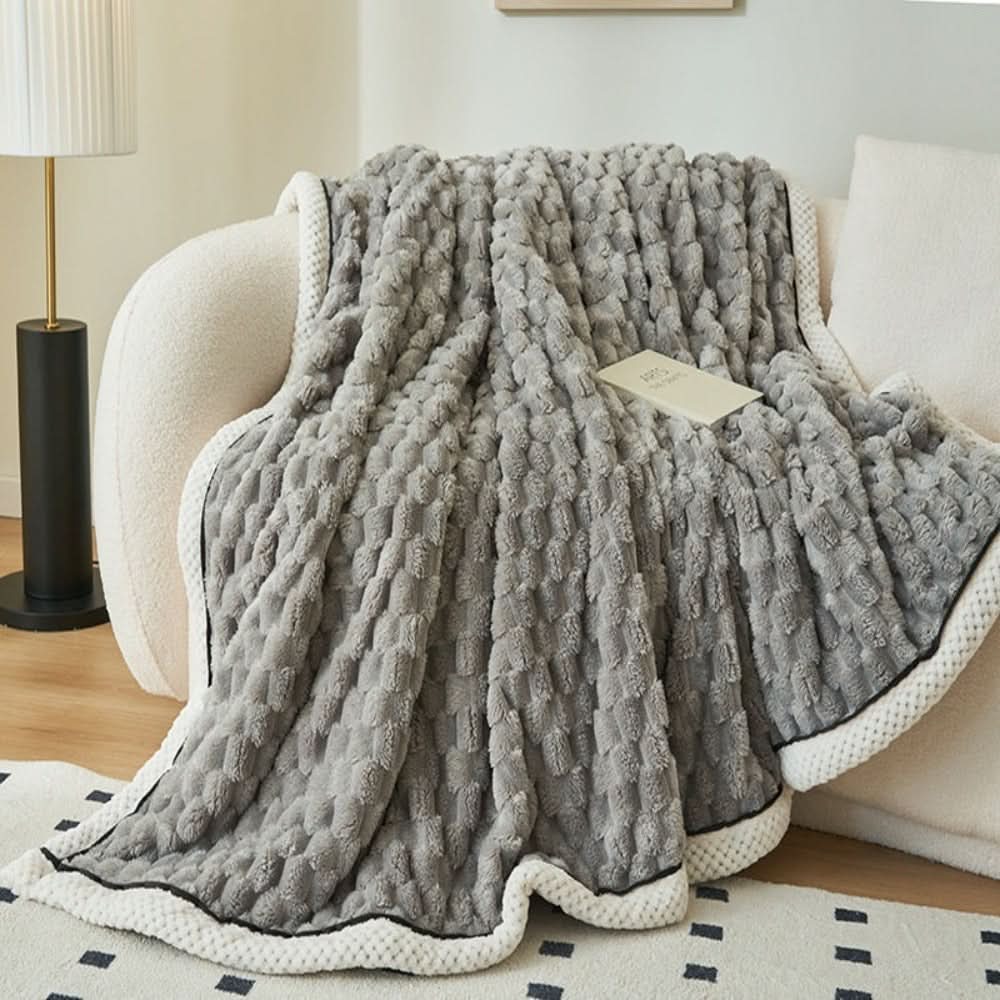 Cosycombe™ Sherpa Fleece Throw Blanket with Cloud-Soft Nubbed Texture