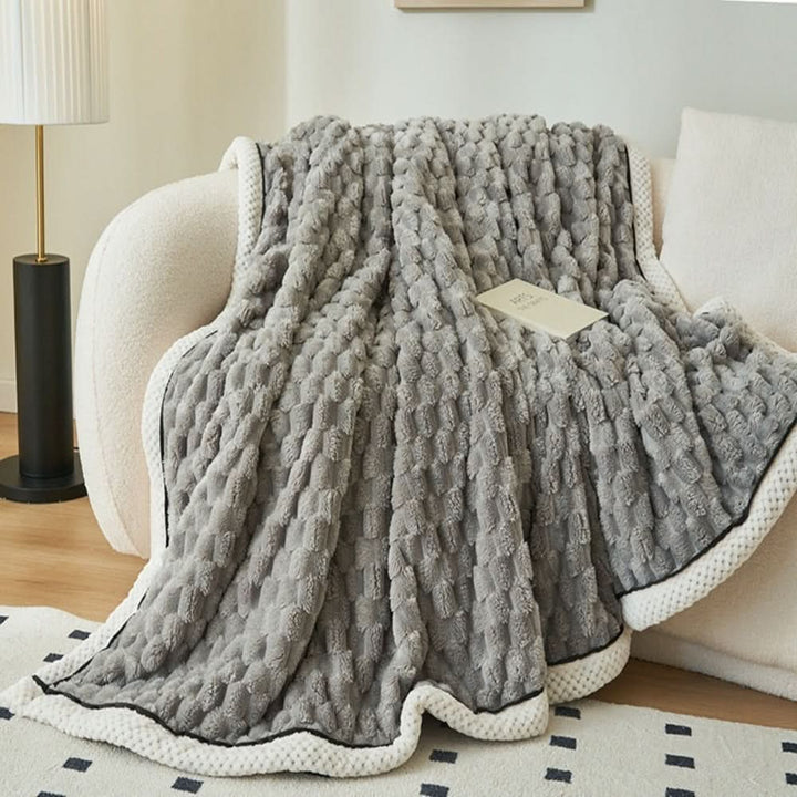 Cosycombe™ Sherpa Fleece Throw Blanket with Cloud-Soft Nubbed Texture