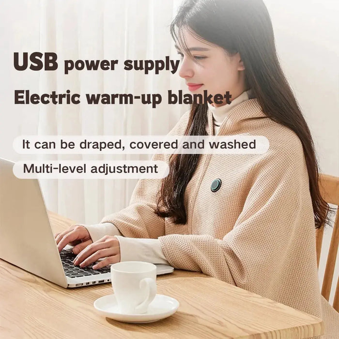 Cosycombe™ USB Heated Scarf Wrap with 3 Heat Settings
