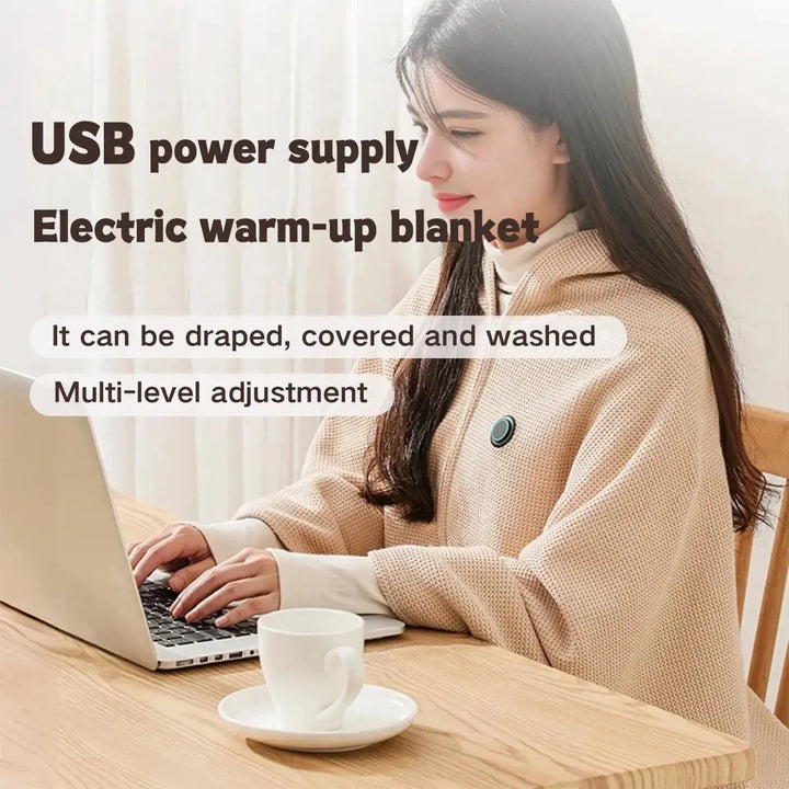 Cosycombe™ USB Heated Scarf Wrap with 3 Heat Settings