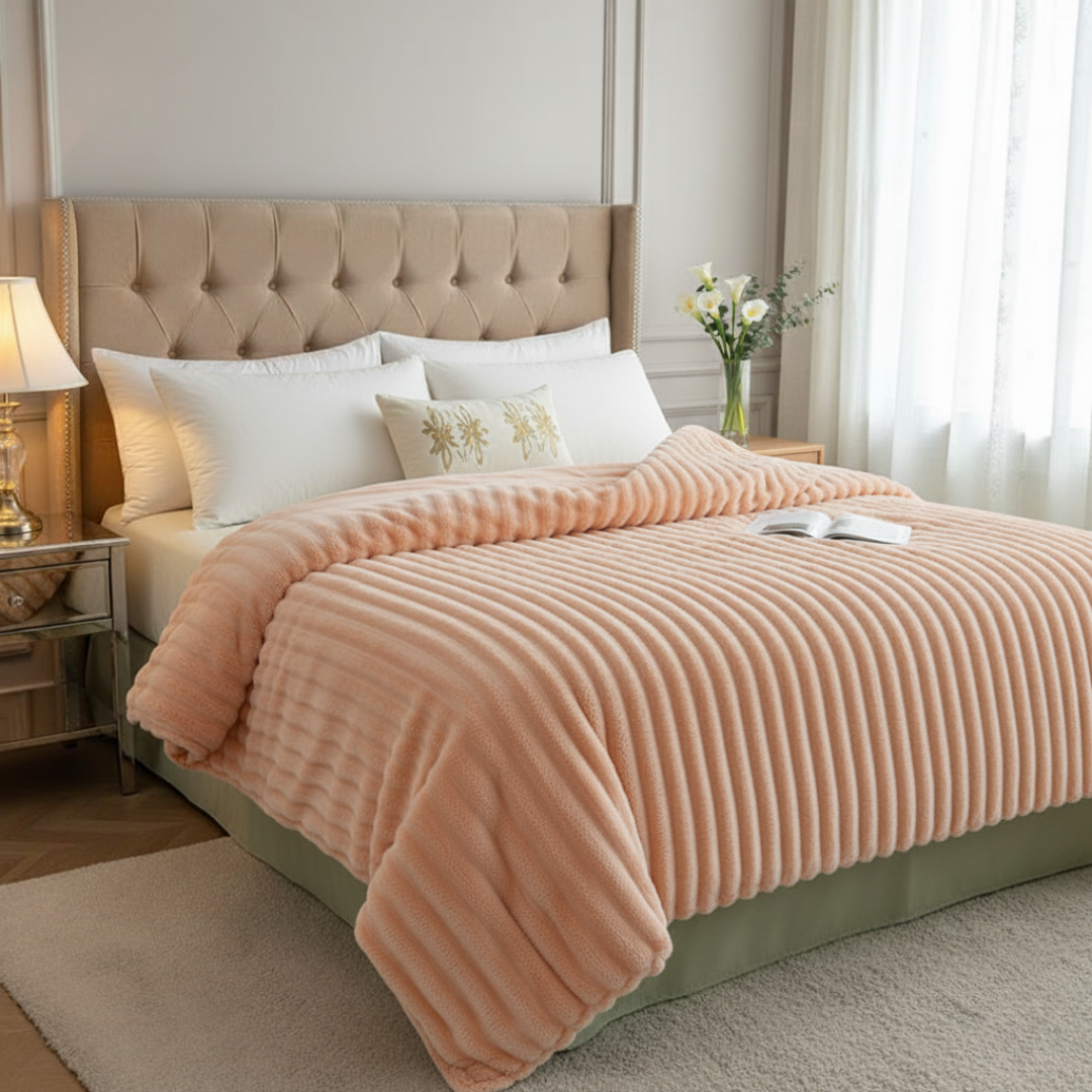 Cosycombe™ Plush Velour Throw Duvet Up to Twice as Soft as Fleece