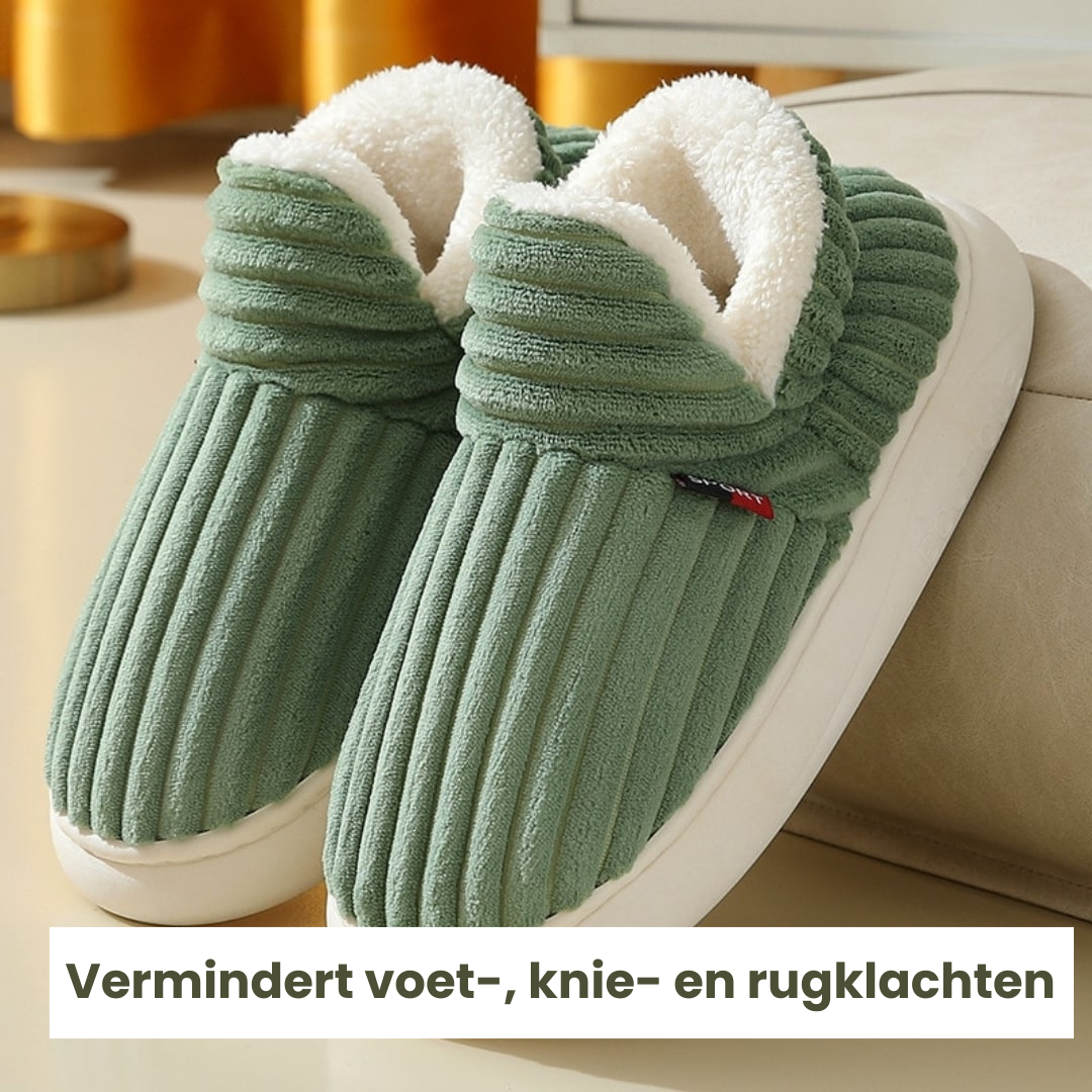 Cosycombe™ Cushioned Winter Slippers with Thick Non-Slip Soles