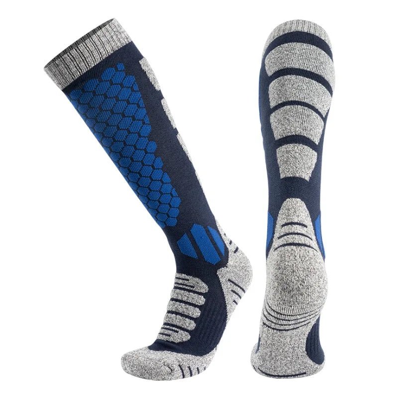 Cosycombe™ Long Thermal Wool Socks for Skiing and Winter Hiking