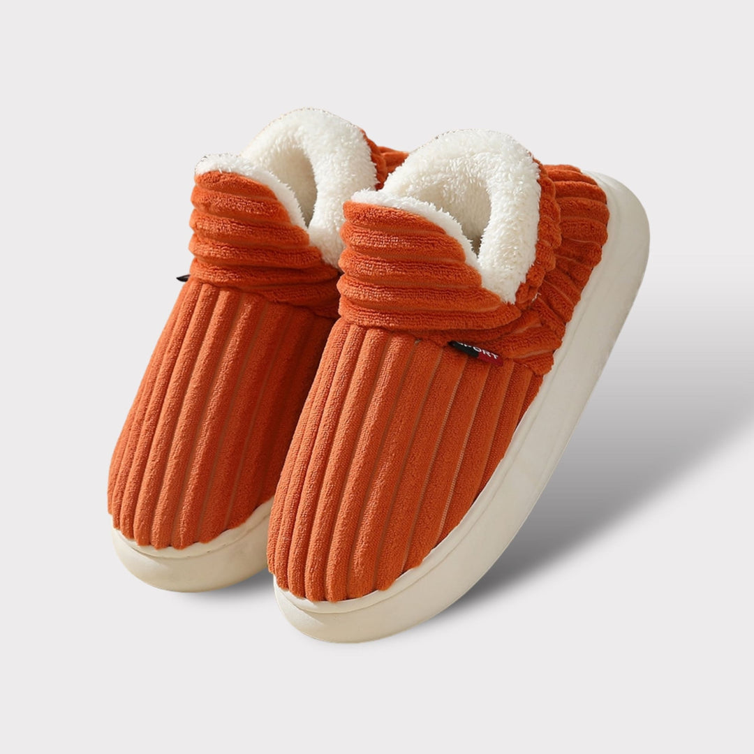 Cosycombe™ Thick-Soled Fleece Slippers for Men and Women, Non-Slip