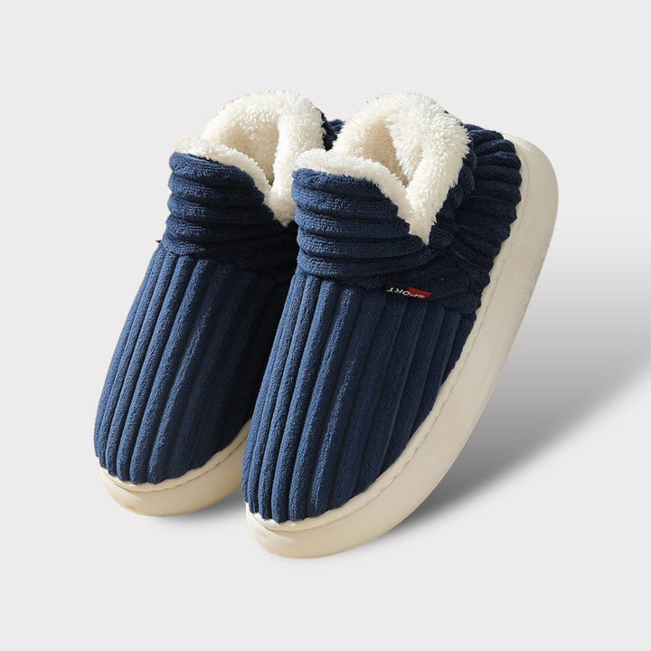 Cosycombe™ Thick-Soled Fleece Slippers for Men and Women, Non-Slip