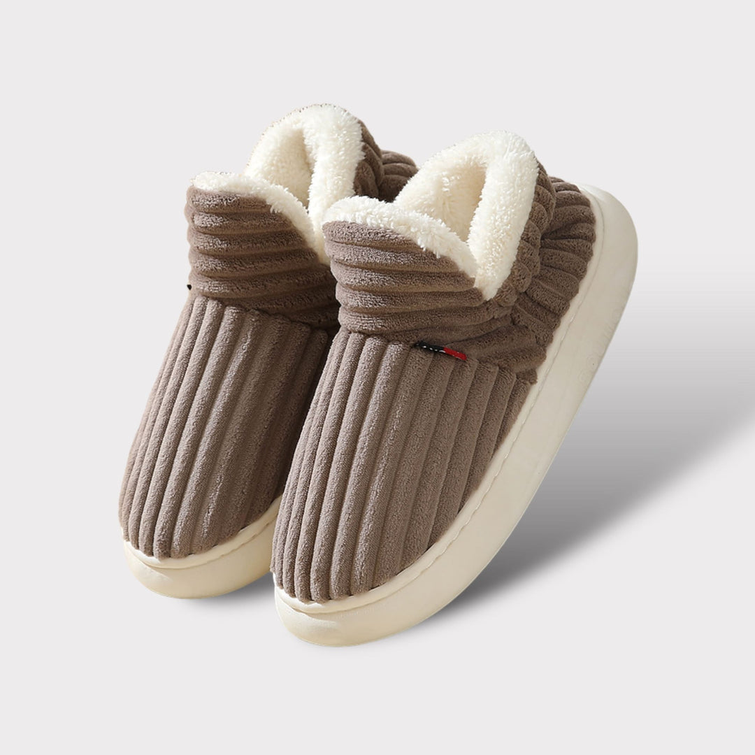 Cosycombe™ Thick-Soled Fleece Slippers for Men and Women, Non-Slip
