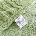 Cosycombe™ Embossed Grid Knit Blanket in Double-Layer Soft Microfibre