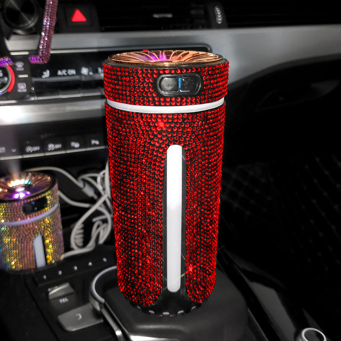 Cosycombe Rhinestone car diffuser with colour mood light