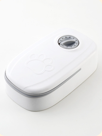 Cosycombe Timed pet feeder with dial lid, no power needed