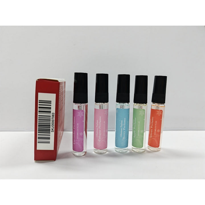 Red reindeer Christmas box with mini perfumes