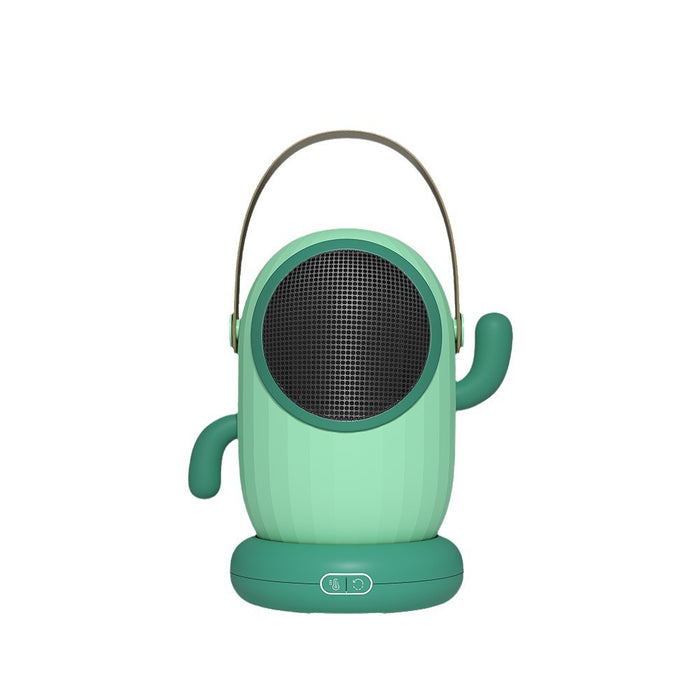 Cosycombe Cactus Fan Heater with 2 Heat Settings and Carry Handle