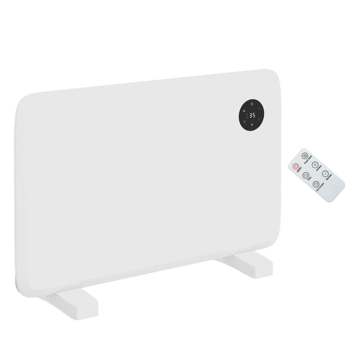 Cosycombe White Panel Heater 1200W, Wall or Freestanding