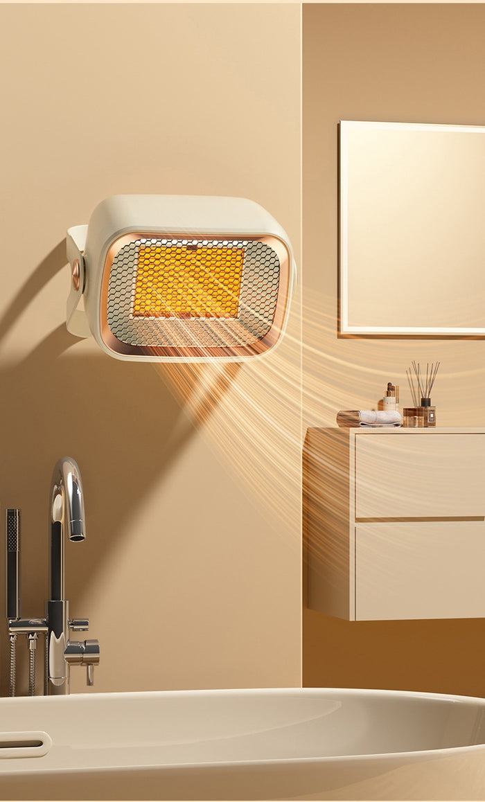 Cosycombe Compact desktop fan heater with 90° tilting head