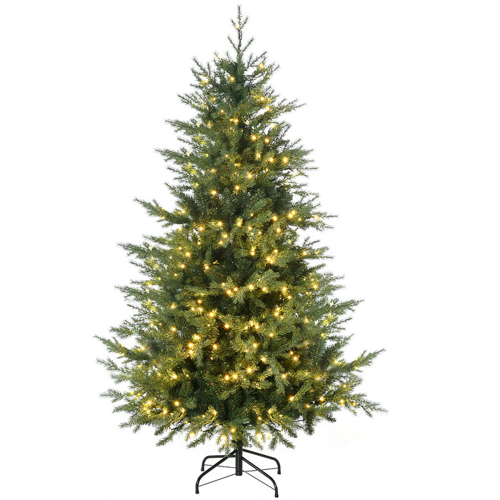 Cosycombe Realistic Pre-Lit Fir Christmas Tree with 8 Light Modes