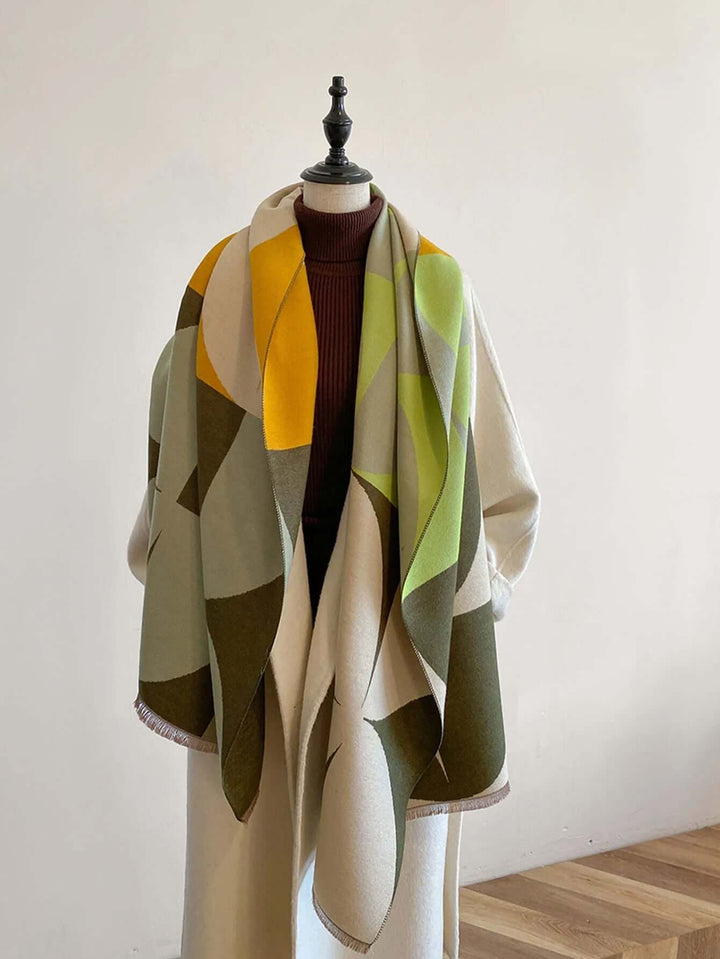 Cosycombe™ Reversible Winter Scarf for Women – Two Looks in One Soft Wrap