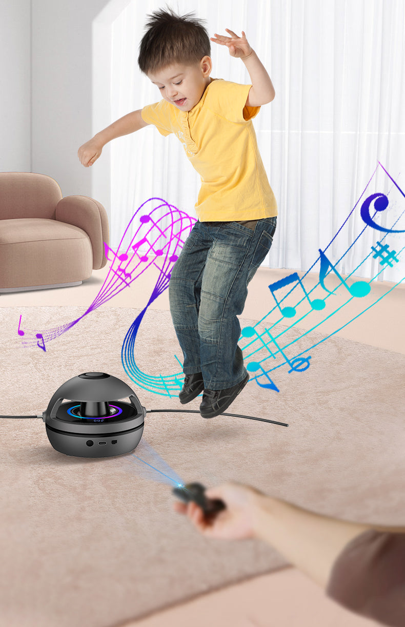 Automatic skipping rope machine with rope