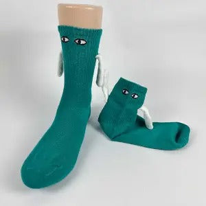 Cosycombe Couple Socks with Magnetic Hands That Hold