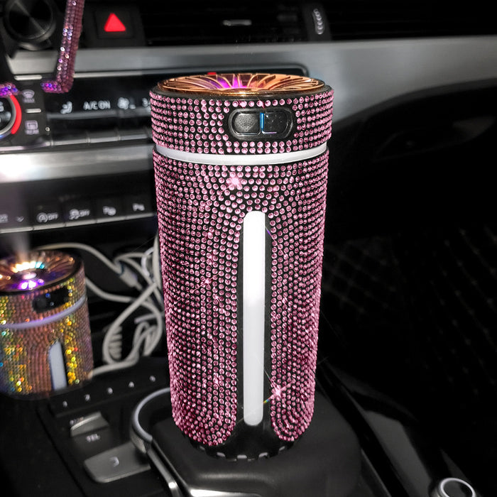 Cosycombe Rhinestone car diffuser with colour mood light