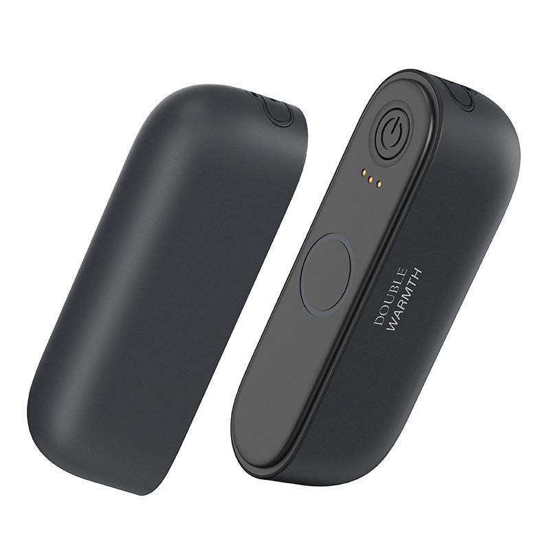 Pink rechargeable magnetic hand warmer pair