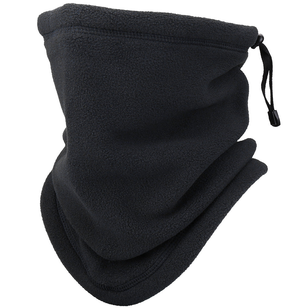Winter Windproof Fleece Neck Warmer Tube Scarf, Half Face Cover