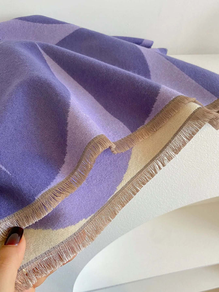 Cosycombe™ Reversible Winter Scarf for Women – Two Looks in One Soft Wrap