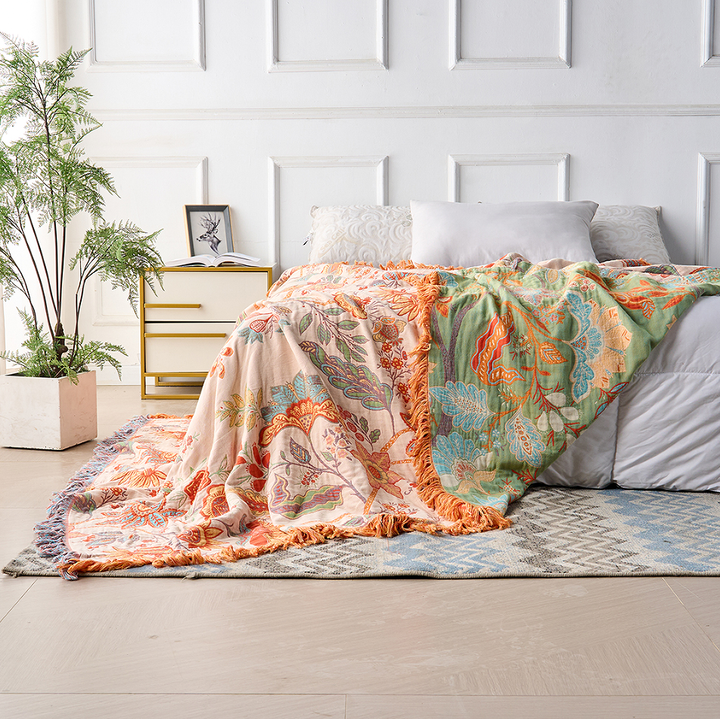 Cosycombe™ Lightweight Patterned Throw Blanket for Sofa, Bed and Travel