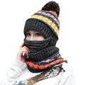 Cosycombe™ Women's Knitted Hat and Scarf Set with Velvet Lining