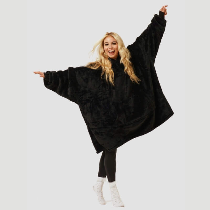Cosycombe™ Sherpa Blanket Hoodie – Oversized Cosy Warmth, One Size