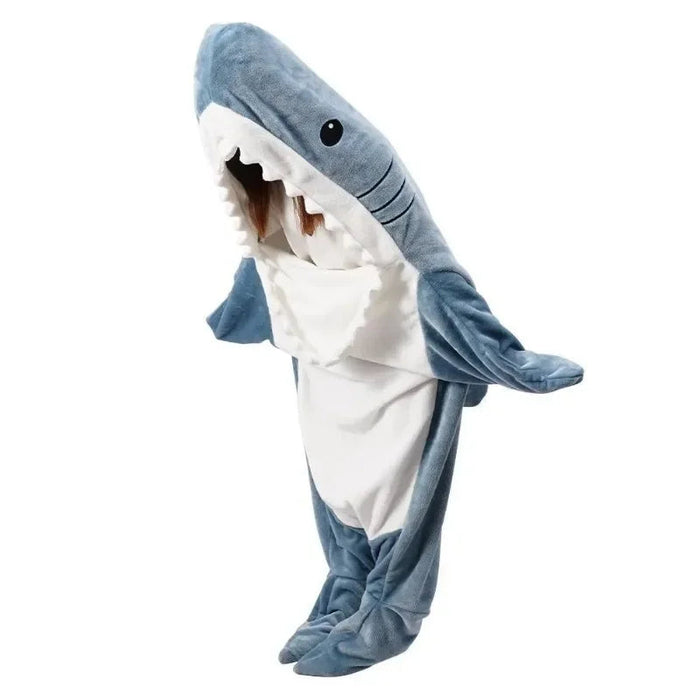 Cosycombe™ Shark Hoodie Blanket in Soft Flannel – Fun and Cosy