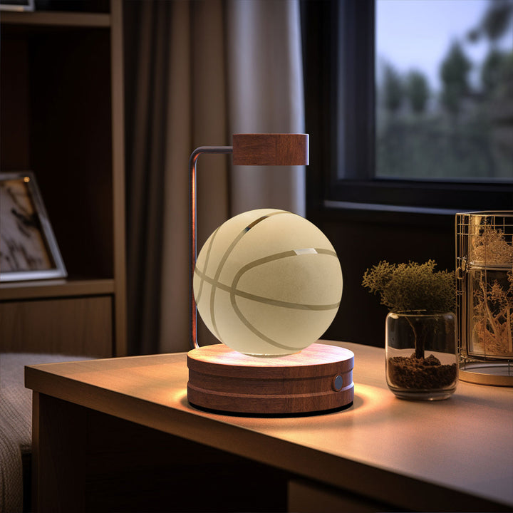 3D Crystal Ball Night Light – Warm Bedside Lamp