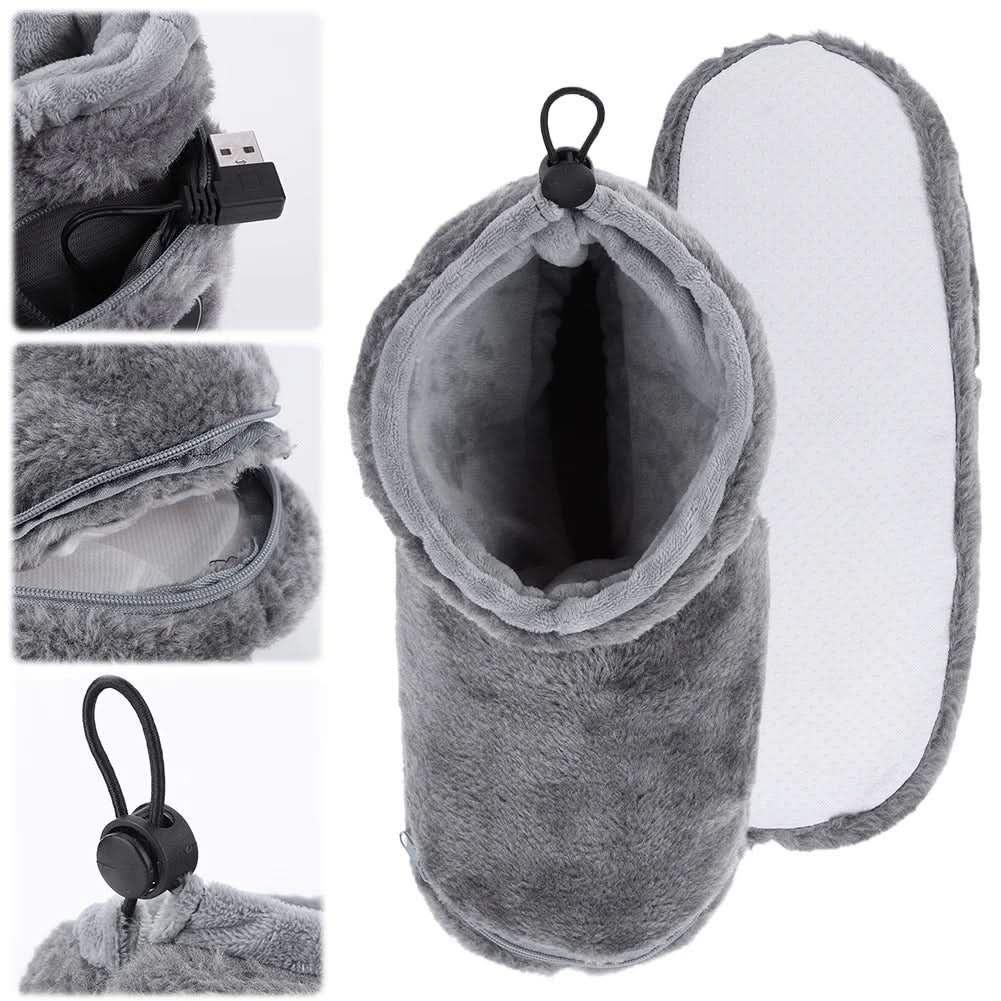 Cosycombe™ USB Heated Plush Slippers for Warm, Cosy Feet at Home