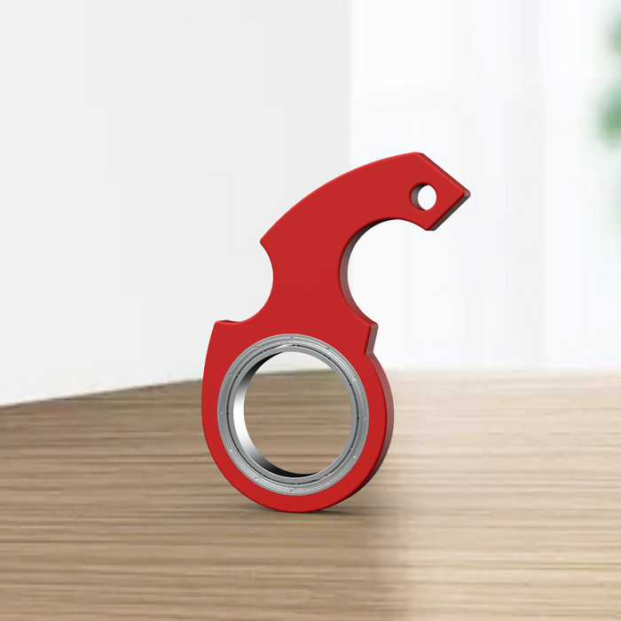 Cosycombe Fidget spinner keyring with bottle opener